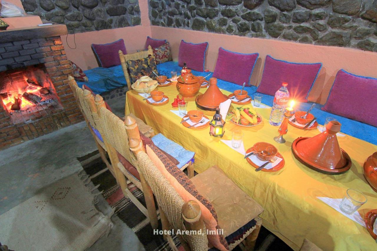 Hotel Aremd - Aroumd Imlil Route Du Toubkal Екстер'єр фото